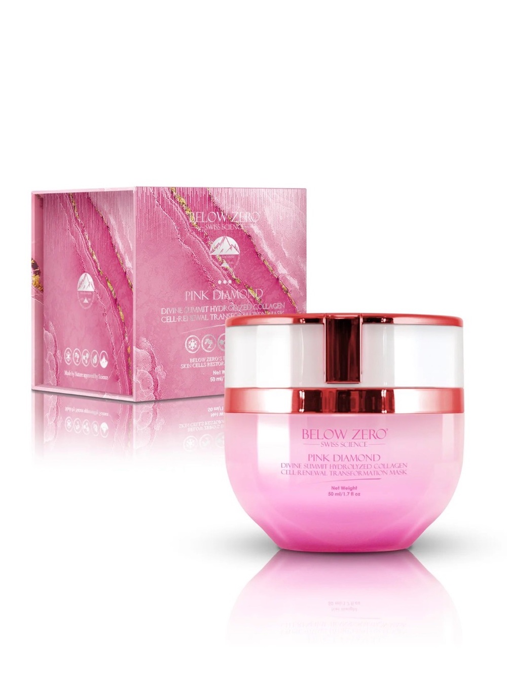 Pink Diamond Hydrating Collagen Mask - Pink
